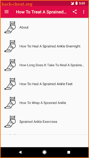 How To Treat A Sprained Ankle screenshot