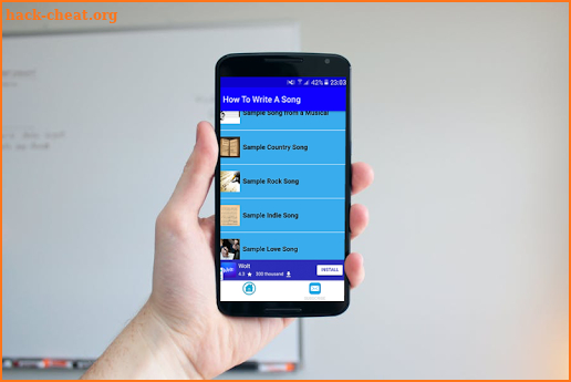 How to Write a Song screenshot