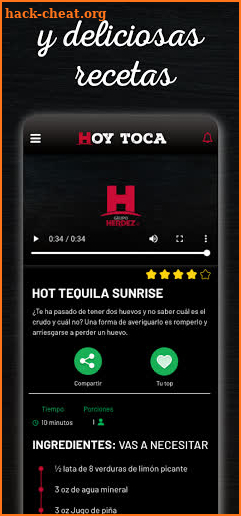 Hoy Toca recetas screenshot