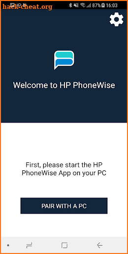 HP PhoneWise screenshot