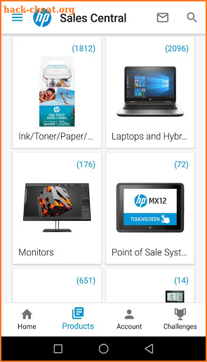 HP Sales Central screenshot