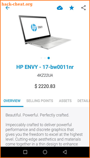 HP Sales Central screenshot