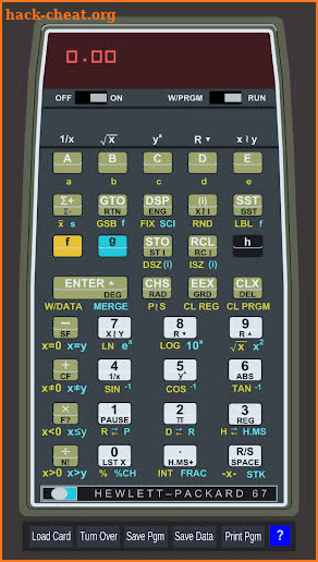 HP67 Calculator 2.0 screenshot