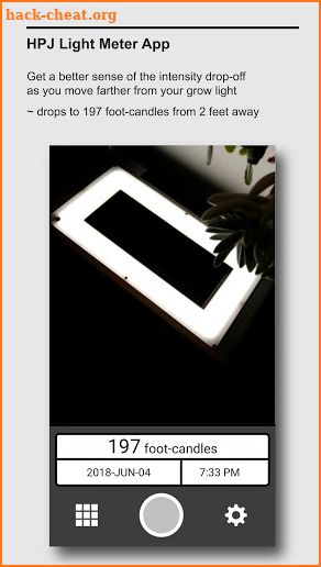 HPJ Light Meter screenshot