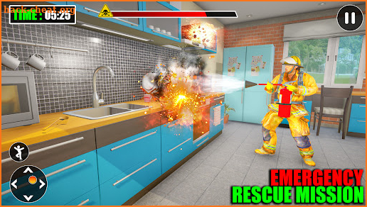 HQ Firefighter Fire Truck Game screenshot