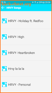 HRVY Music 2018 screenshot