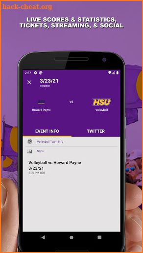 HSU Athletics screenshot