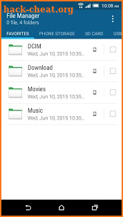 HTC File Manager screenshot