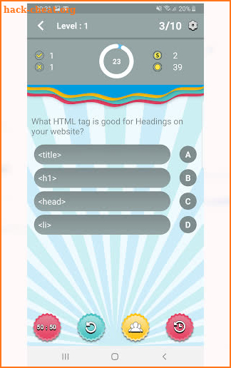 HTML Quiz Pro. Learn HTML Coding screenshot