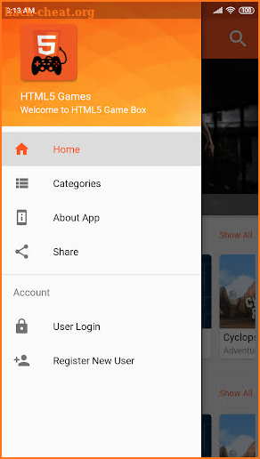 HTML5 Games Box screenshot