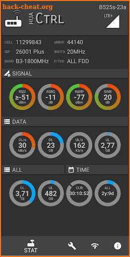 huaCtrl - manage Huawei router screenshot