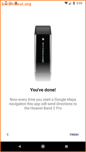 Huawei Band Maps: navigator for Huawei Band screenshot