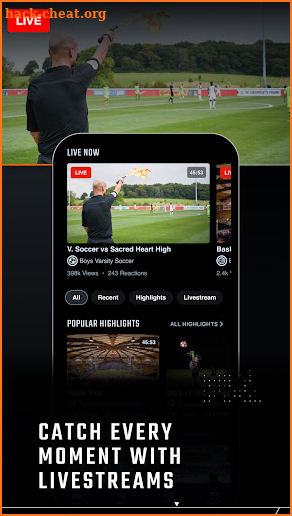 Hudl Fan: Find, Watch, Follow. screenshot