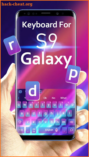 Hue Keyboard For Galaxy S9 screenshot