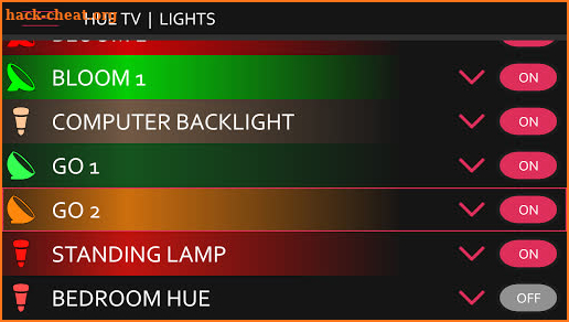 Hue TV screenshot