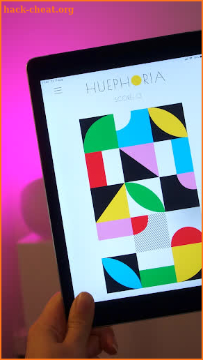 Huephoria - A tapping game with Philips Hue lights screenshot