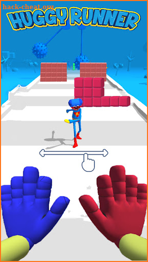 Huggy Runner - Cube Surfer screenshot