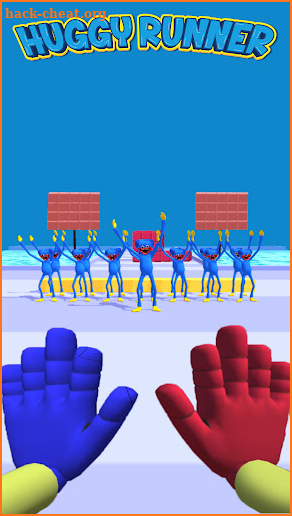 Huggy Runner - Cube Surfer screenshot