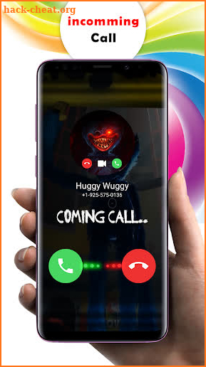 huggy wuggy chat video call screenshot