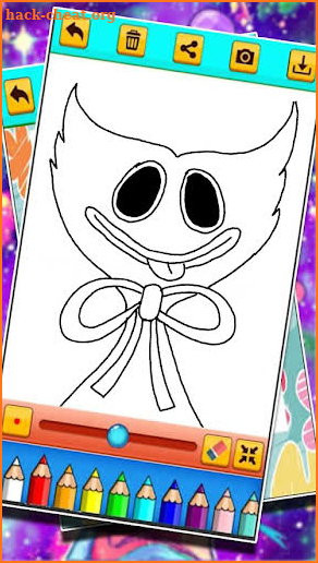 Huggy Wuggy Coloring Horror Playtime screenshot