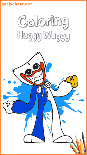 Huggy Wuggy Coloring Playtime screenshot