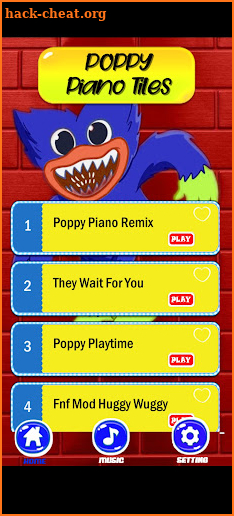 Huggy Wuggy Playtime Piano screenshot