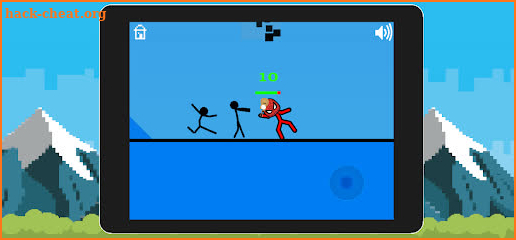 Huggy Wuggy Stickman Hero Wars screenshot