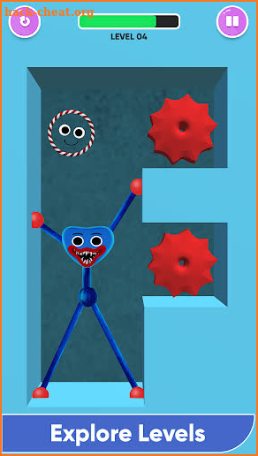 Huggy Wuggy Stretch Games screenshot