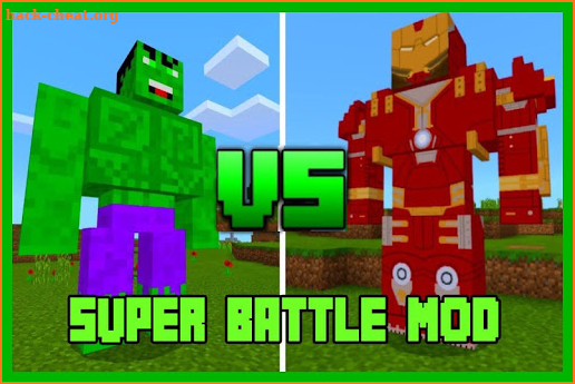 HuIk Mod in MCPE + Incredible Superheroes Skins PE screenshot