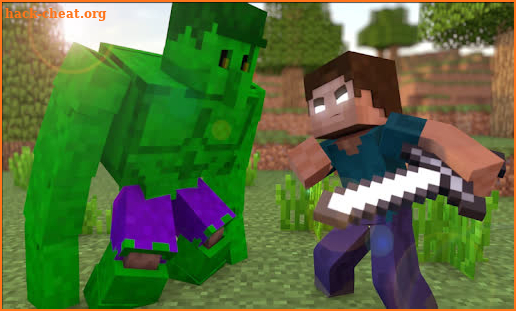 Hulk Super Heroes Mod MC Pocket Edition screenshot