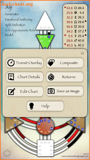 Human Design App screenshot