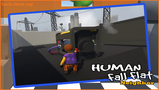 Human Fall Neighbor Flat Crazy screenshot