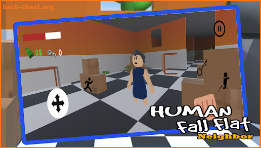 Human Fall Neighbor Flat Crazy screenshot