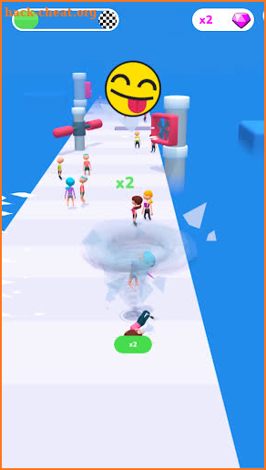 Human Tornado Rush 3D screenshot