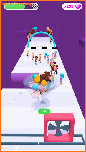 Human Tornado Rush 3D screenshot