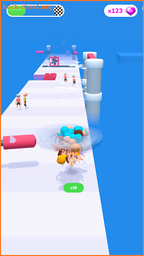 Human Tornado Rush 3D screenshot