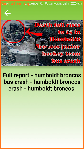 Humboldt Broncos Bus Crash screenshot