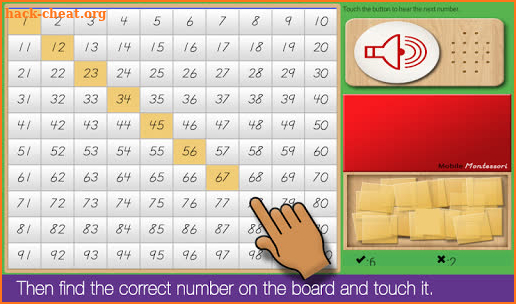 Hundred Board Patterns - Montessori Math for Kids screenshot