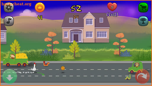 Hungry Chicken Run screenshot