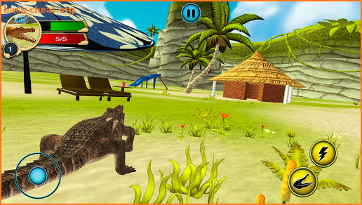 Hungry Crocodile Attack Simula screenshot