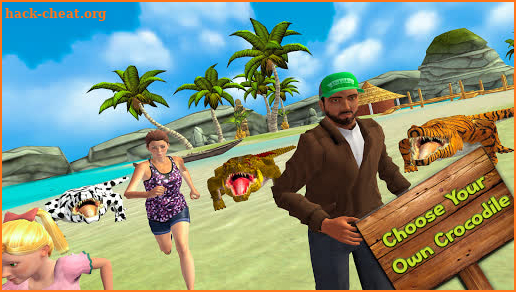 Hungry Crocodile Attack Simula screenshot