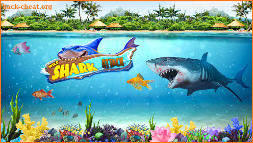 Hungry Shark Attack Game 3D screenshot