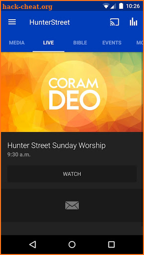 Hunter Street Baptist Church screenshot