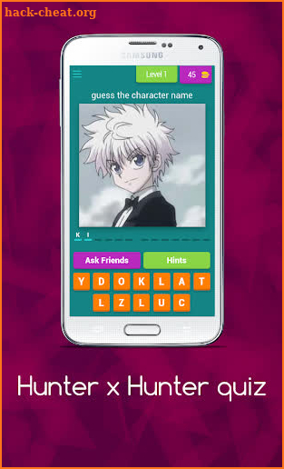 Hunter x Hunter quiz screenshot