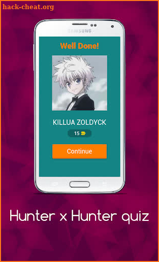 Hunter x Hunter quiz screenshot