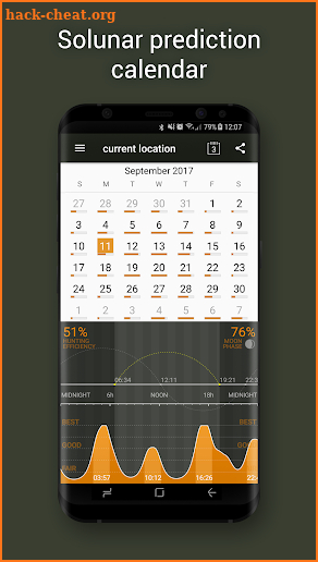 Hunting Calendar Pro screenshot