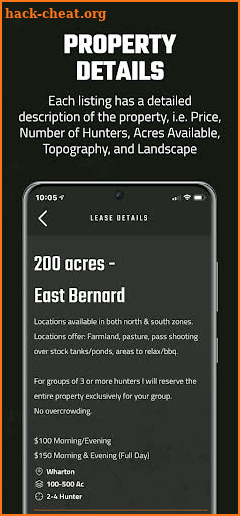 Hunting Lease App screenshot