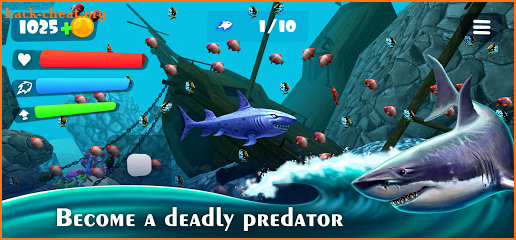 Hunting Shark Simulator - Hungry Fish Evolution screenshot