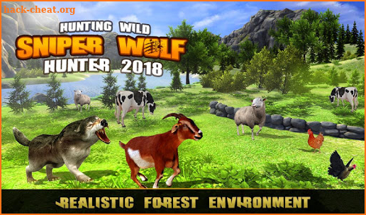 Hunting Wild Animals Sniper 3D - Wolf Hunter 2018 screenshot