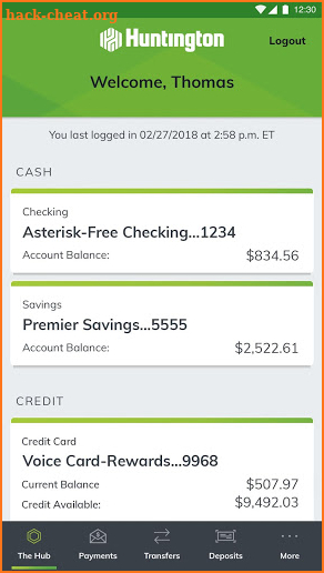 Huntington Mobile screenshot